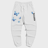 Street Style Big & Tall Men's Dreams Butterfly Casual Vintage Trousers
